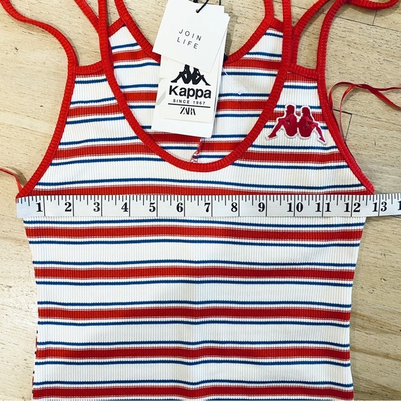 NEW Zara X Kappa stripe romper - Picture 5 of 8